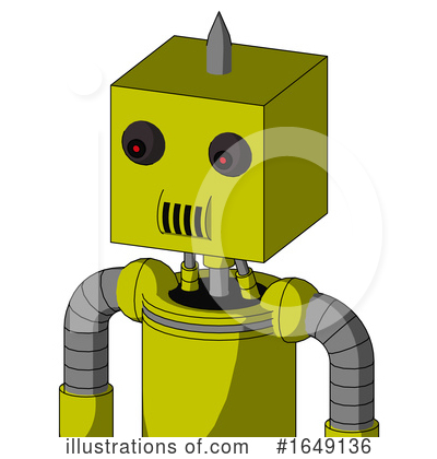 Royalty-Free (RF) Robot Clipart Illustration by Leo Blanchette - Stock Sample #1649136