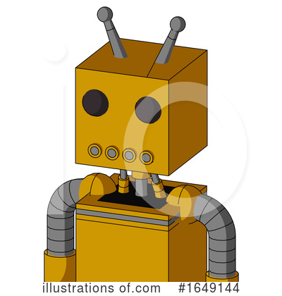 Royalty-Free (RF) Robot Clipart Illustration by Leo Blanchette - Stock Sample #1649144