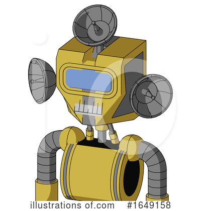 Royalty-Free (RF) Robot Clipart Illustration by Leo Blanchette - Stock Sample #1649158