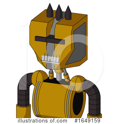 Royalty-Free (RF) Robot Clipart Illustration by Leo Blanchette - Stock Sample #1649159