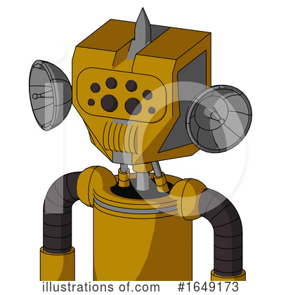 Royalty-Free (RF) Robot Clipart Illustration by Leo Blanchette - Stock Sample #1649173