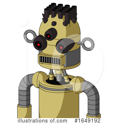 Royalty-Free (RF) Robot Clipart Illustration by Leo Blanchette - Stock Sample #1649192