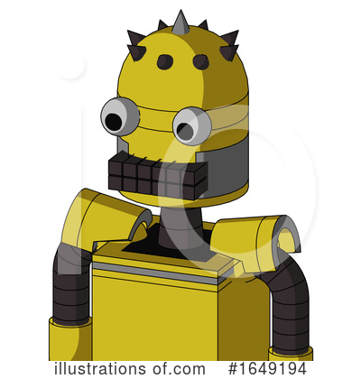 Royalty-Free (RF) Robot Clipart Illustration by Leo Blanchette - Stock Sample #1649194