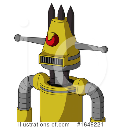 Royalty-Free (RF) Robot Clipart Illustration by Leo Blanchette - Stock Sample #1649221