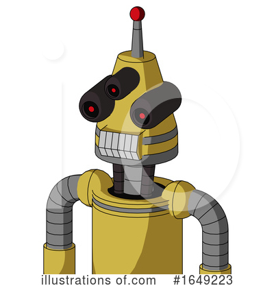 Royalty-Free (RF) Robot Clipart Illustration by Leo Blanchette - Stock Sample #1649223
