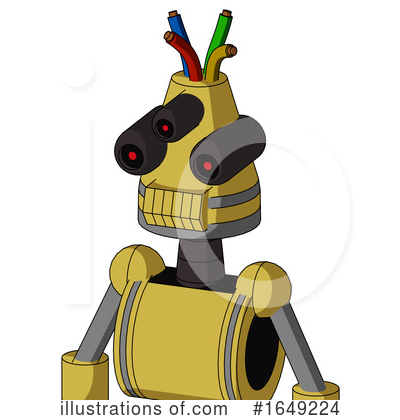 Royalty-Free (RF) Robot Clipart Illustration by Leo Blanchette - Stock Sample #1649224
