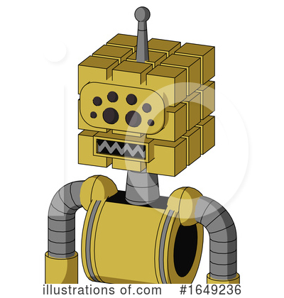 Royalty-Free (RF) Robot Clipart Illustration by Leo Blanchette - Stock Sample #1649236