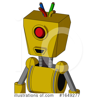 Royalty-Free (RF) Robot Clipart Illustration by Leo Blanchette - Stock Sample #1649277