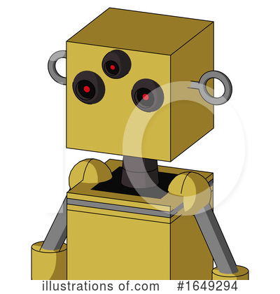 Royalty-Free (RF) Robot Clipart Illustration by Leo Blanchette - Stock Sample #1649294