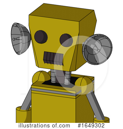 Royalty-Free (RF) Robot Clipart Illustration by Leo Blanchette - Stock Sample #1649302