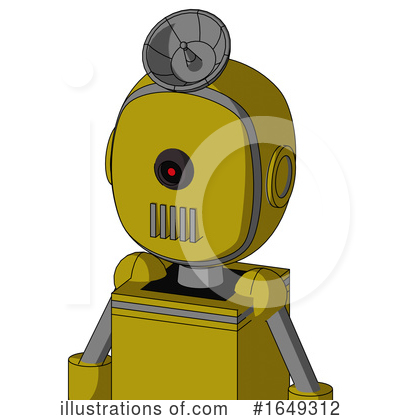 Royalty-Free (RF) Robot Clipart Illustration by Leo Blanchette - Stock Sample #1649312
