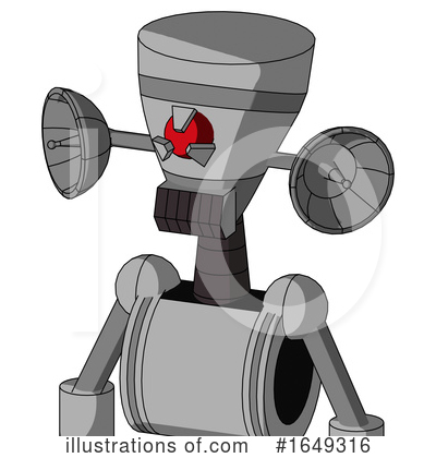 Royalty-Free (RF) Robot Clipart Illustration by Leo Blanchette - Stock Sample #1649316