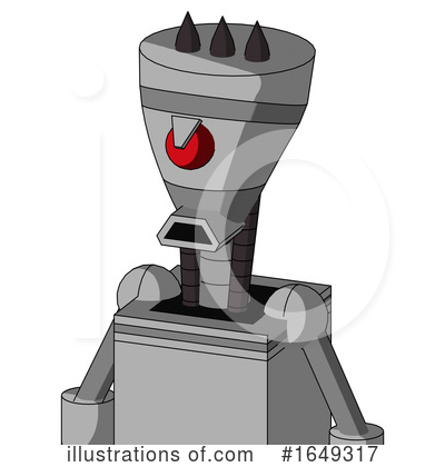 Royalty-Free (RF) Robot Clipart Illustration by Leo Blanchette - Stock Sample #1649317