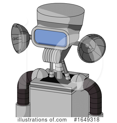 Royalty-Free (RF) Robot Clipart Illustration by Leo Blanchette - Stock Sample #1649318