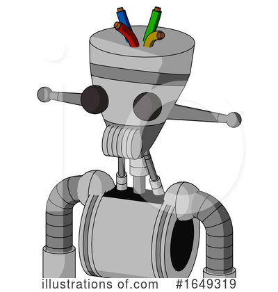 Royalty-Free (RF) Robot Clipart Illustration by Leo Blanchette - Stock Sample #1649319