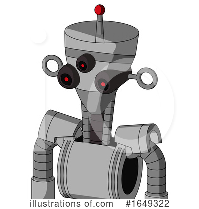 Royalty-Free (RF) Robot Clipart Illustration by Leo Blanchette - Stock Sample #1649322