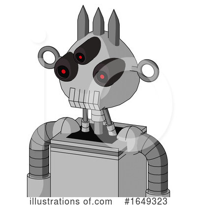 Royalty-Free (RF) Robot Clipart Illustration by Leo Blanchette - Stock Sample #1649323