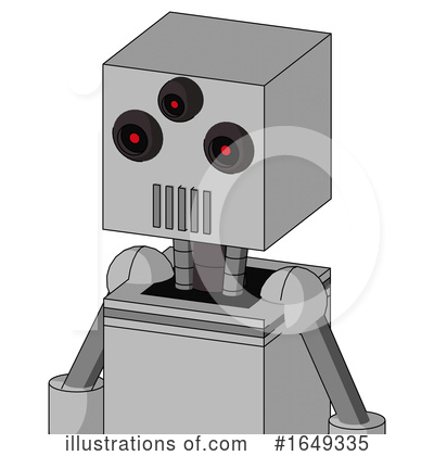 Royalty-Free (RF) Robot Clipart Illustration by Leo Blanchette - Stock Sample #1649335