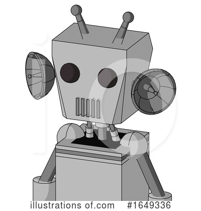 Royalty-Free (RF) Robot Clipart Illustration by Leo Blanchette - Stock Sample #1649336