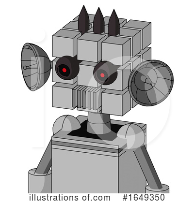 Royalty-Free (RF) Robot Clipart Illustration by Leo Blanchette - Stock Sample #1649350