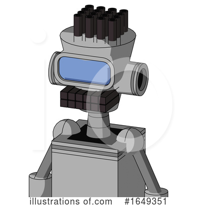 Royalty-Free (RF) Robot Clipart Illustration by Leo Blanchette - Stock Sample #1649351