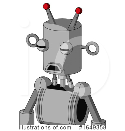 Royalty-Free (RF) Robot Clipart Illustration by Leo Blanchette - Stock Sample #1649358