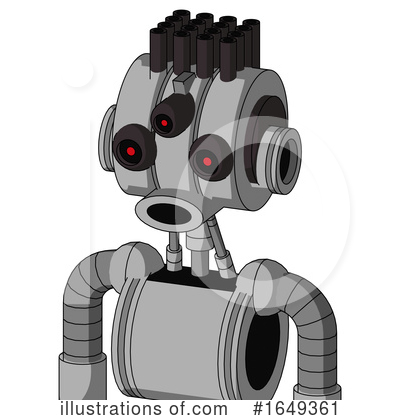 Royalty-Free (RF) Robot Clipart Illustration by Leo Blanchette - Stock Sample #1649361