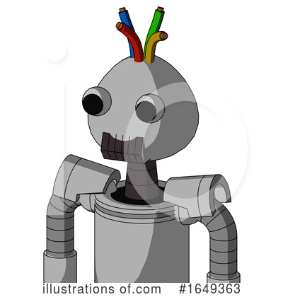 Royalty-Free (RF) Robot Clipart Illustration by Leo Blanchette - Stock Sample #1649363
