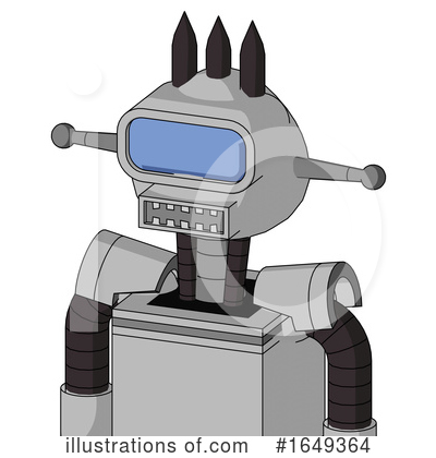 Royalty-Free (RF) Robot Clipart Illustration by Leo Blanchette - Stock Sample #1649364