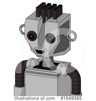 Royalty-Free (RF) Robot Clipart Illustration by Leo Blanchette - Stock Sample #1649365