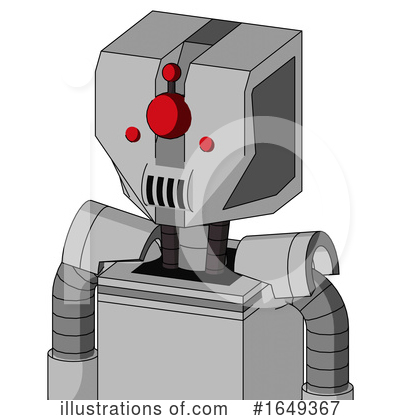 Royalty-Free (RF) Robot Clipart Illustration by Leo Blanchette - Stock Sample #1649367
