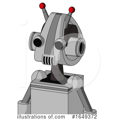Royalty-Free (RF) Robot Clipart Illustration by Leo Blanchette - Stock Sample #1649372