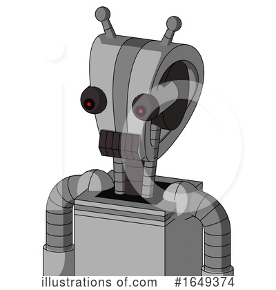 Royalty-Free (RF) Robot Clipart Illustration by Leo Blanchette - Stock Sample #1649374