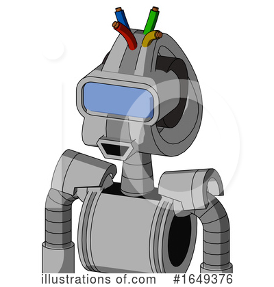 Royalty-Free (RF) Robot Clipart Illustration by Leo Blanchette - Stock Sample #1649376