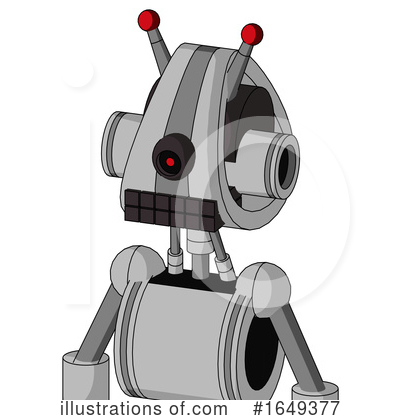 Royalty-Free (RF) Robot Clipart Illustration by Leo Blanchette - Stock Sample #1649377