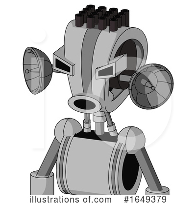 Royalty-Free (RF) Robot Clipart Illustration by Leo Blanchette - Stock Sample #1649379