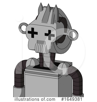 Royalty-Free (RF) Robot Clipart Illustration by Leo Blanchette - Stock Sample #1649381