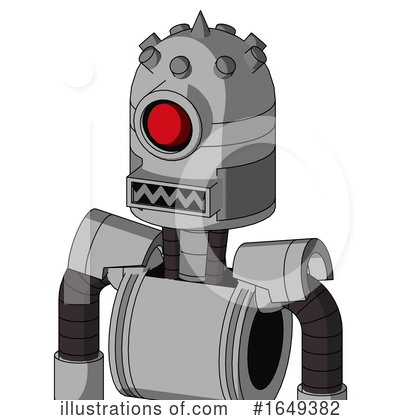 Royalty-Free (RF) Robot Clipart Illustration by Leo Blanchette - Stock Sample #1649382
