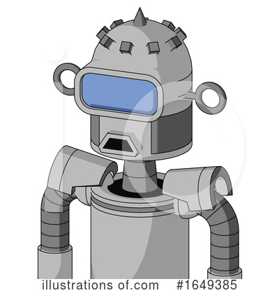 Royalty-Free (RF) Robot Clipart Illustration by Leo Blanchette - Stock Sample #1649385