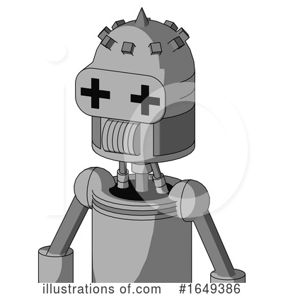 Royalty-Free (RF) Robot Clipart Illustration by Leo Blanchette - Stock Sample #1649386