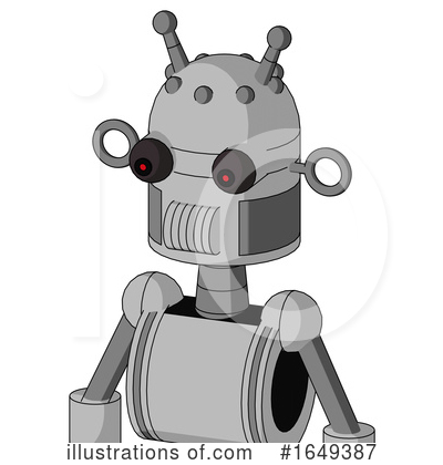 Royalty-Free (RF) Robot Clipart Illustration by Leo Blanchette - Stock Sample #1649387