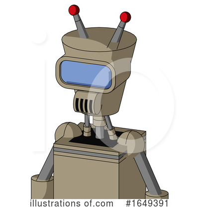 Royalty-Free (RF) Robot Clipart Illustration by Leo Blanchette - Stock Sample #1649391