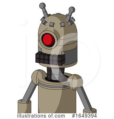 Royalty-Free (RF) Robot Clipart Illustration by Leo Blanchette - Stock Sample #1649394