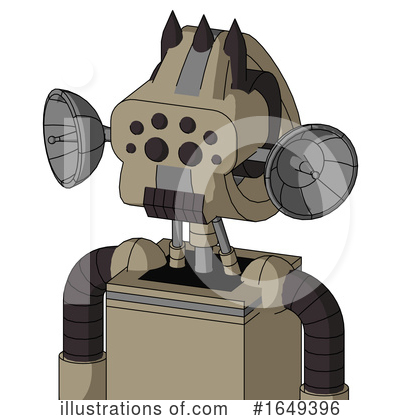 Royalty-Free (RF) Robot Clipart Illustration by Leo Blanchette - Stock Sample #1649396