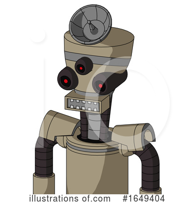 Royalty-Free (RF) Robot Clipart Illustration by Leo Blanchette - Stock Sample #1649404