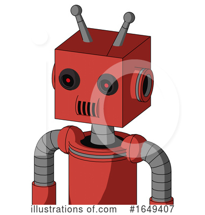 Royalty-Free (RF) Robot Clipart Illustration by Leo Blanchette - Stock Sample #1649407