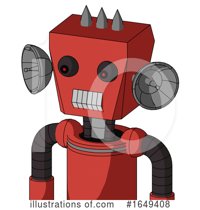 Royalty-Free (RF) Robot Clipart Illustration by Leo Blanchette - Stock Sample #1649408