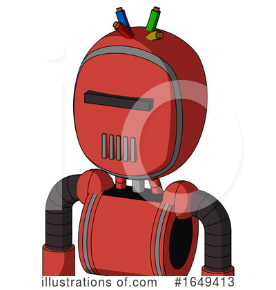 Royalty-Free (RF) Robot Clipart Illustration by Leo Blanchette - Stock Sample #1649413