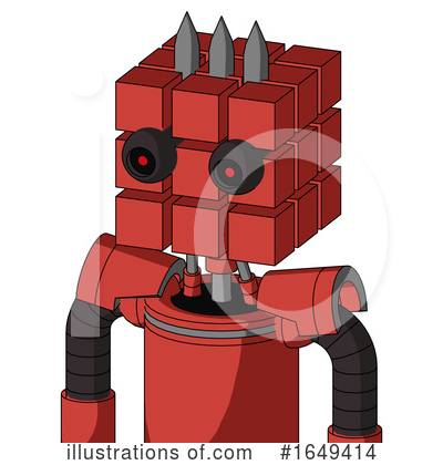 Royalty-Free (RF) Robot Clipart Illustration by Leo Blanchette - Stock Sample #1649414