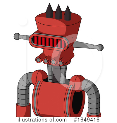 Royalty-Free (RF) Robot Clipart Illustration by Leo Blanchette - Stock Sample #1649416